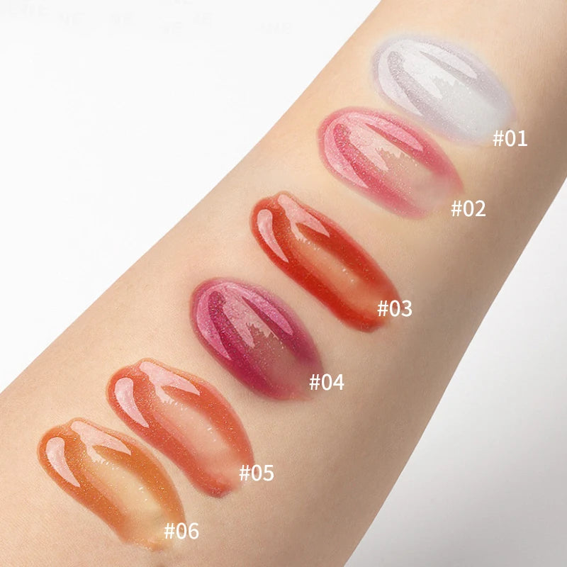 MAGIC CASA 6-Piece Jelly Lip Oil Set – Hydrating, Plumping & Long-Lasting Gloss