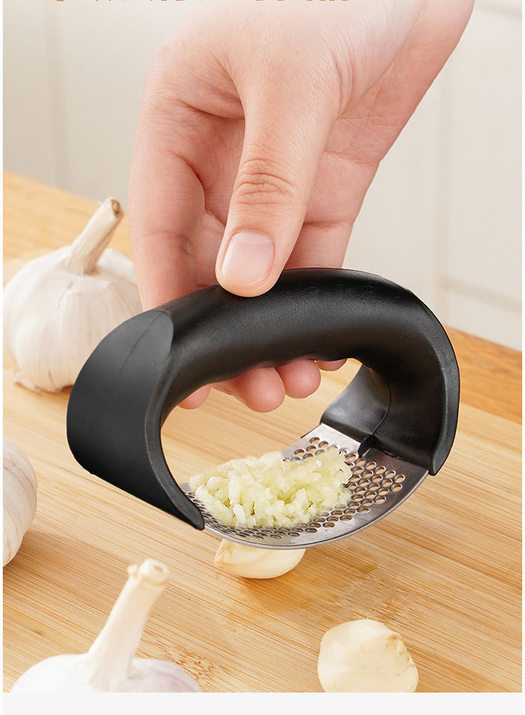 Stainless Steel Garlic Press Crusher Manual Mincer Tool