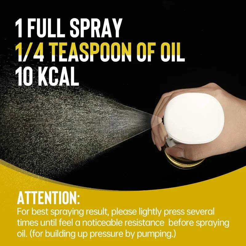 Oil Spray Bottle for Cooking – Refillable Olive Oil Dispenser