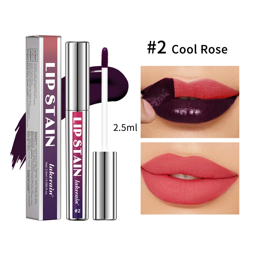 Long Lasting Korean Matte Lip Ink – Waterproof Peel Off Lip Tint, Liquid Lipstick