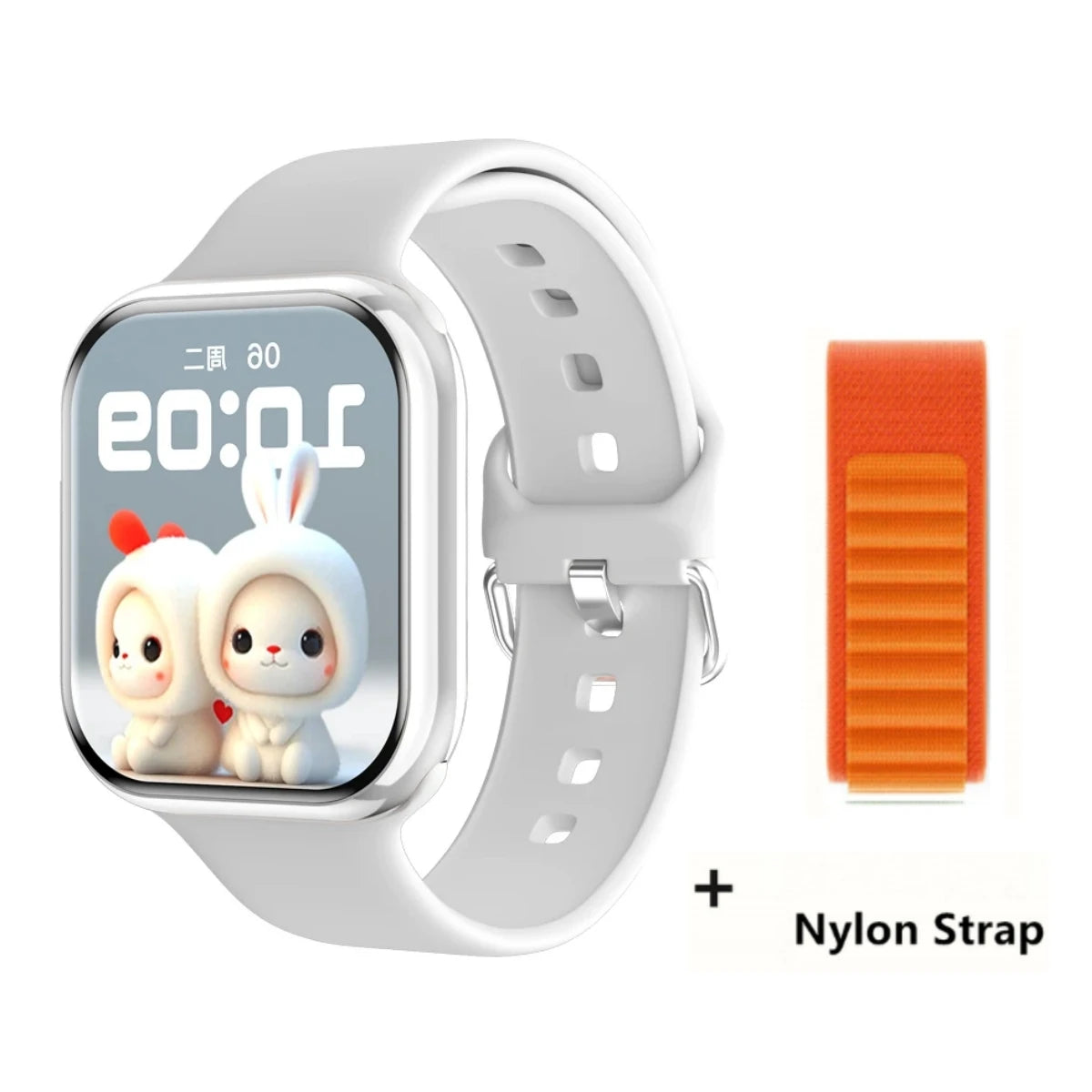 New 2025 Apple GPS Watch 10 – AMOLED Smartwatch with NFC, Bluetooth Calling, Music Memory & Waterproof Fitness Tracker