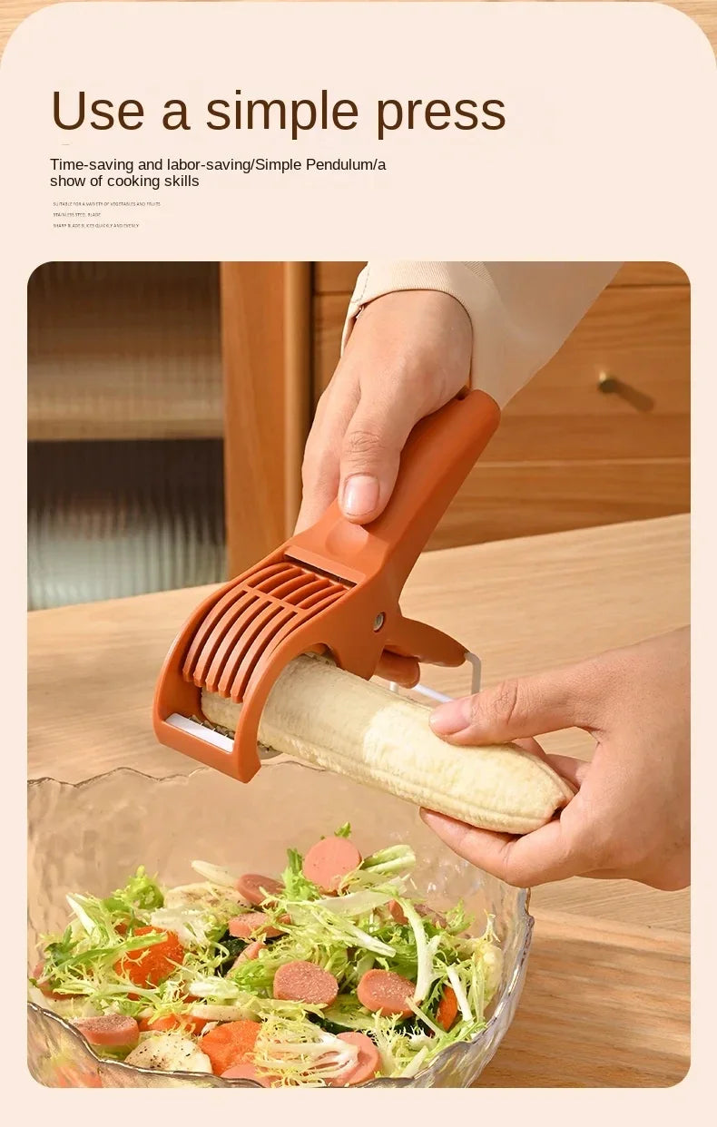 HooFun Multi-Functional Stainless Steel Vegetable & Fruit Slicer