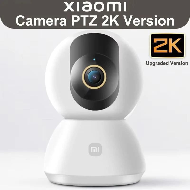 Xiaomi 360° Smart Home Security Camera Mi PTZ 2K – 3MP AI Human Detection, Night Vision, Motion Tracking, Works with Mijia