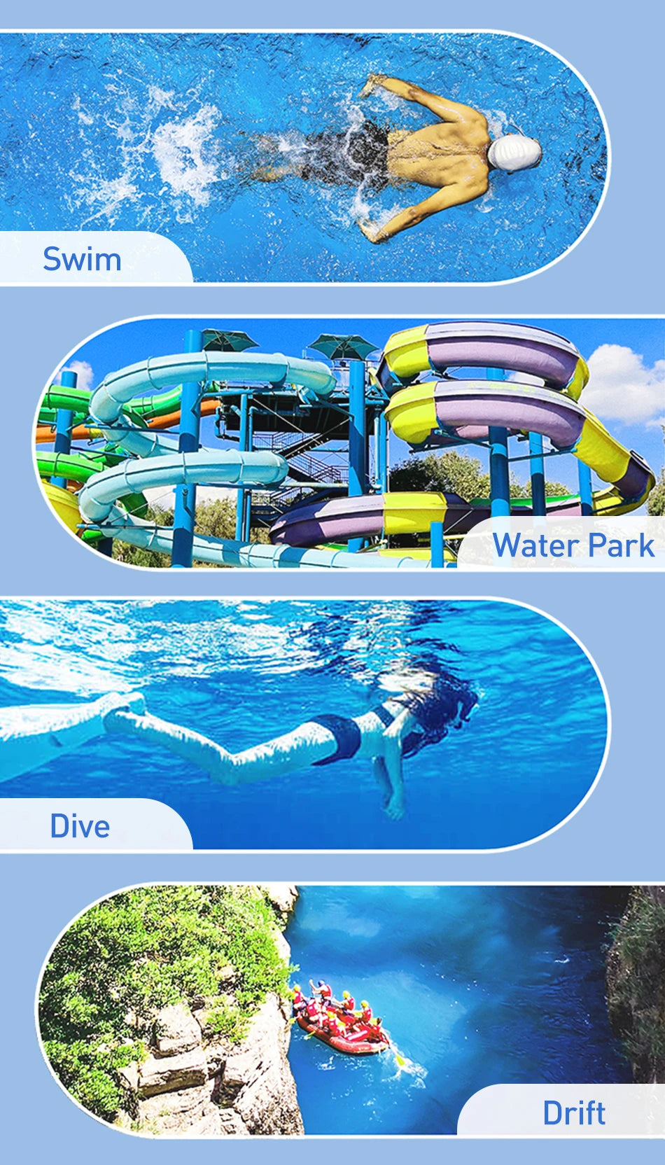 Rocoren Waterproof Phone Case for iPhone 14 13 Pro Samsung Xiaomi Universal Water Proof Phone Pouch Transparent Protection Cover