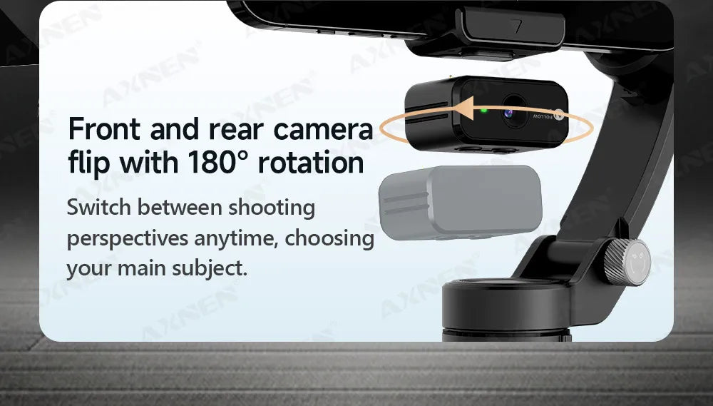 3-Axis Handheld Gimbal Stabilizer for Smartphone – Anti-Shake Video Tripod with Selfie Mode for iPhone & Xiaomi