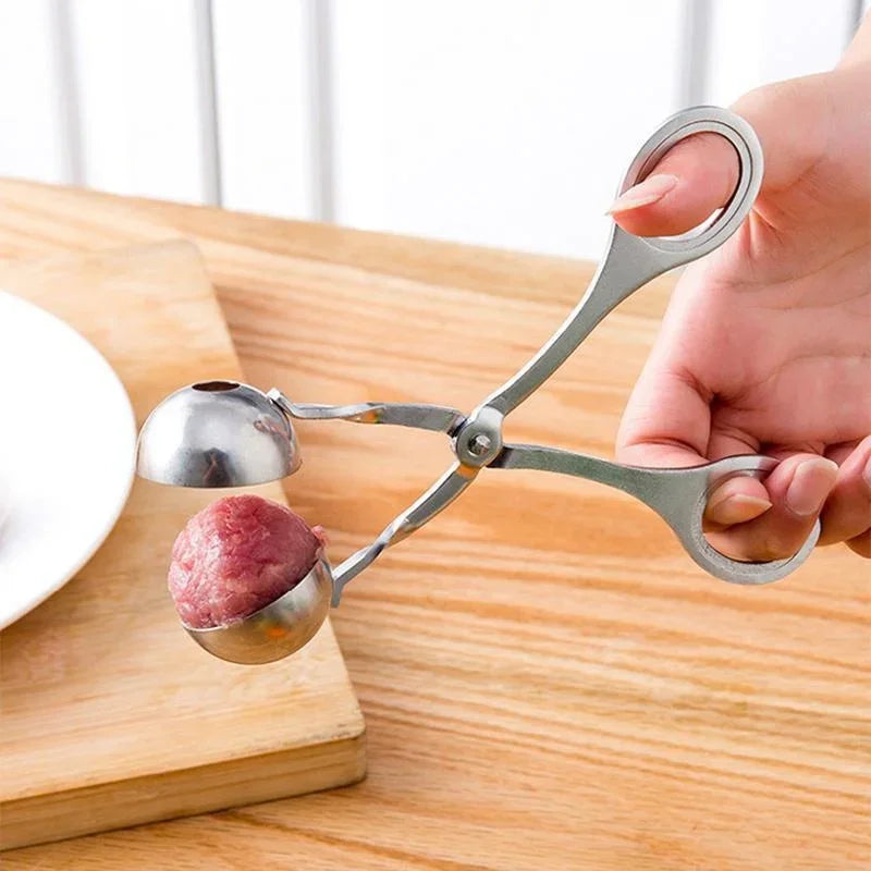 Stainless Steel Meatball & Rice Ball Maker – Non-Stick Shaper