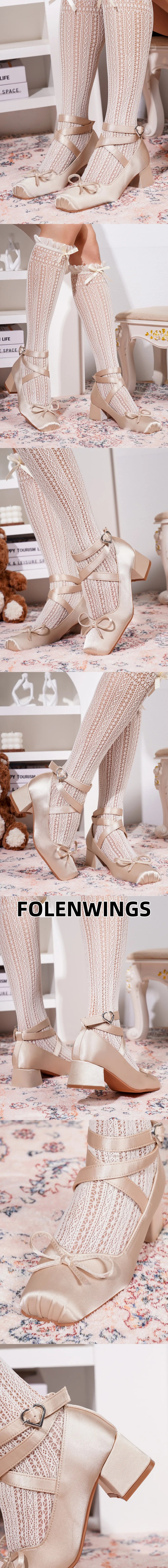 2025 Satin Pink Lolita Block Heels – Cute Cross-Strap Mary Janes for Women, Sweet Ballet Wedding Pumps