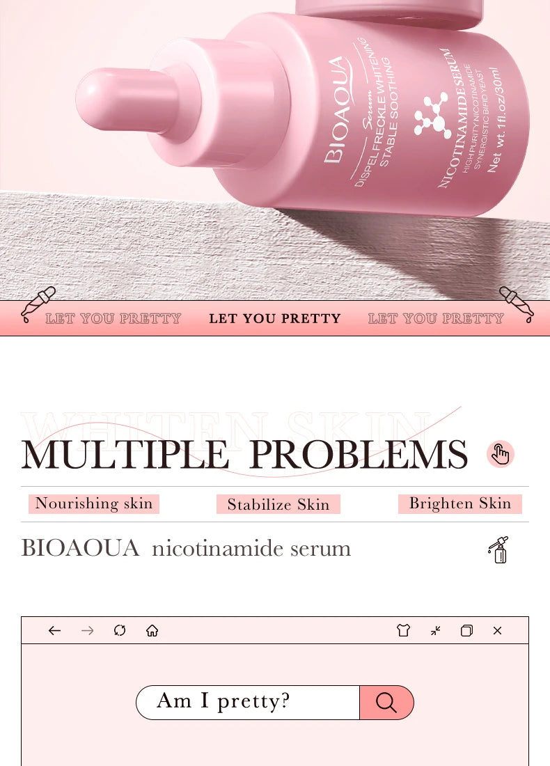 BIOAQUA Vitamin C Retinol Hyaluronic Acid Serum – Moisturizing, Brightening & Firming Facial Essence