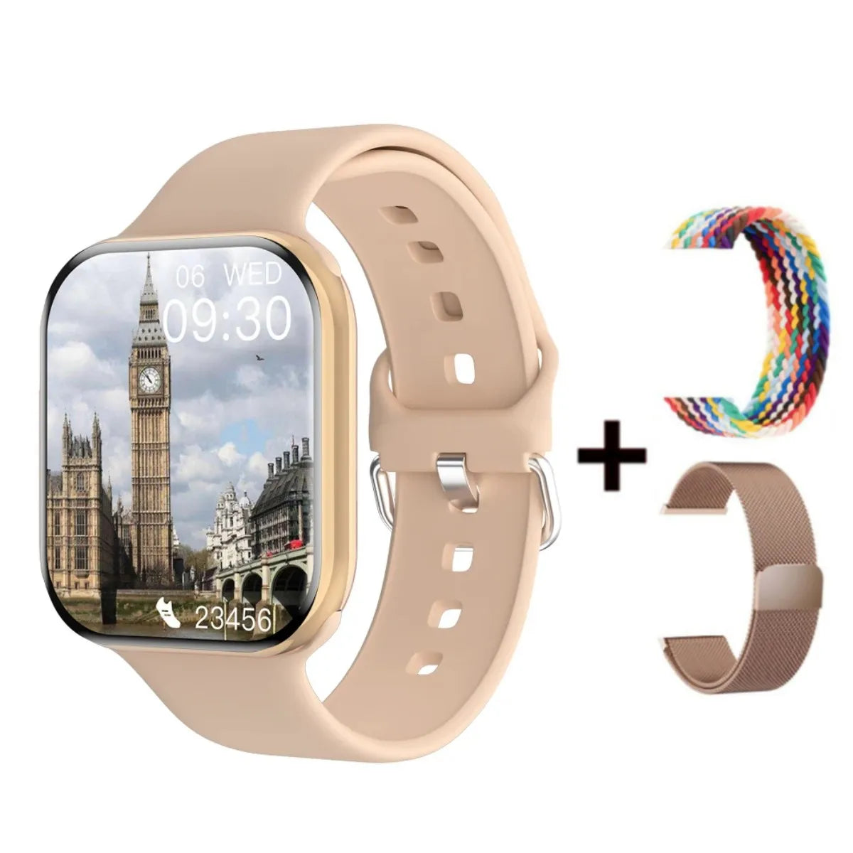 2025 GPS Smart Watch Series 10 for Women & Men – Bluetooth Call, Heart Rate, Blood Pressure, Fitness Smartwatch Compatible with Apple Watch