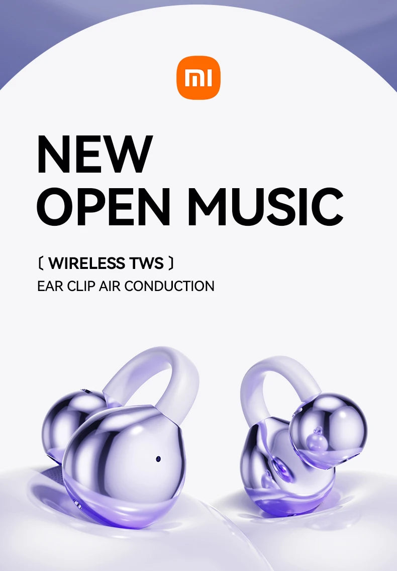 Xiaomi Mijia M91 Open-Ear Wireless Earphones Bluetooth 5.4 ENC Noise Reduction HD Call Touch Control Headset