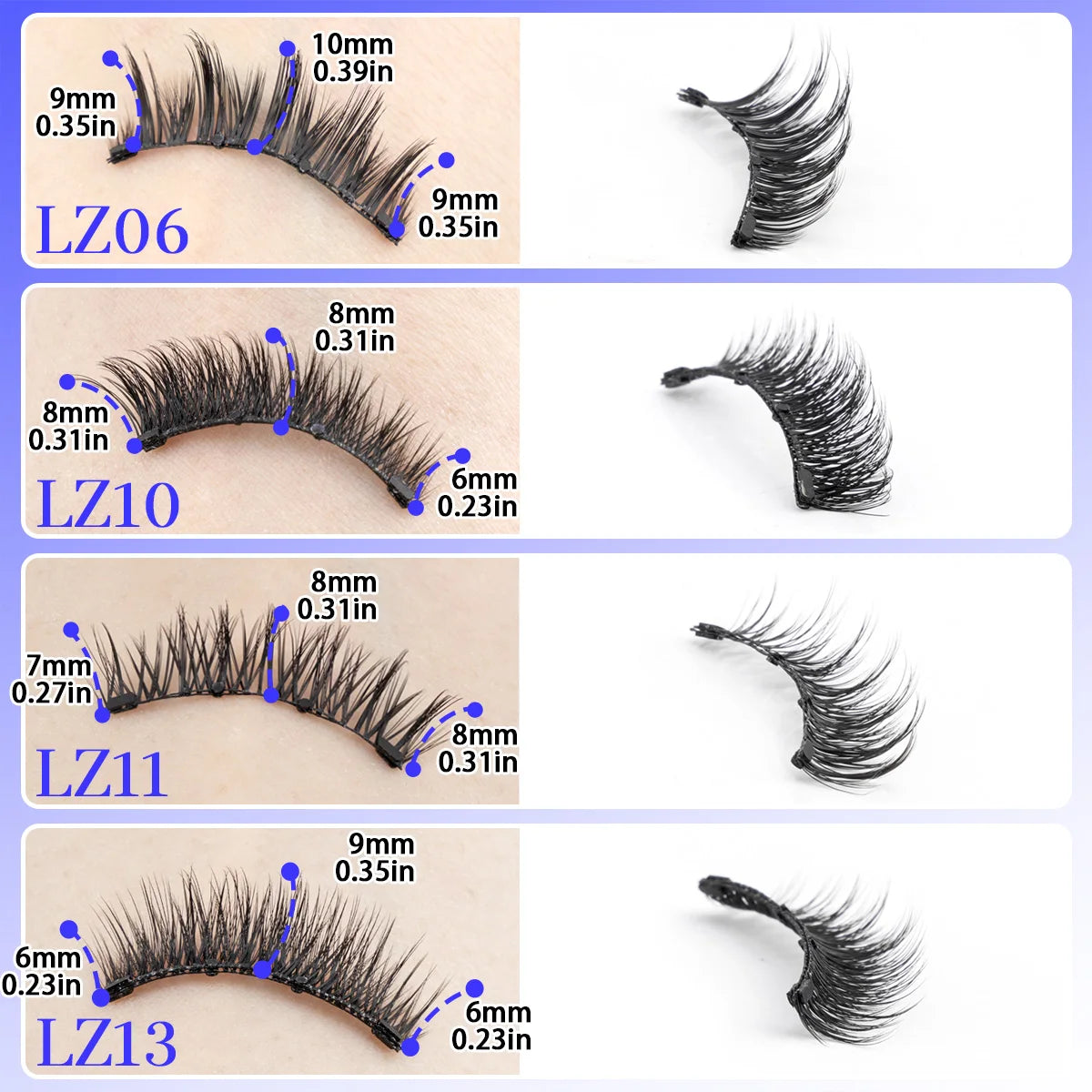 LashLuxe™ – Reusable Magnetic Mink Lashes & Tweezers Set for Effortless Glam