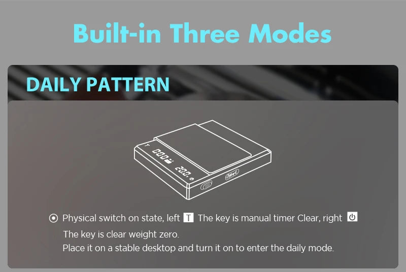 AliKisscafe Digital Coffee Scale – 0.1g High Precision Barista Tool