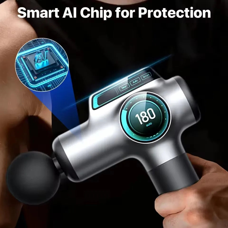 99-Speed Professional Muscle Massage Gun – Deep Tissue Percussion Massager for Back, Neck & Full Body Pain Relief