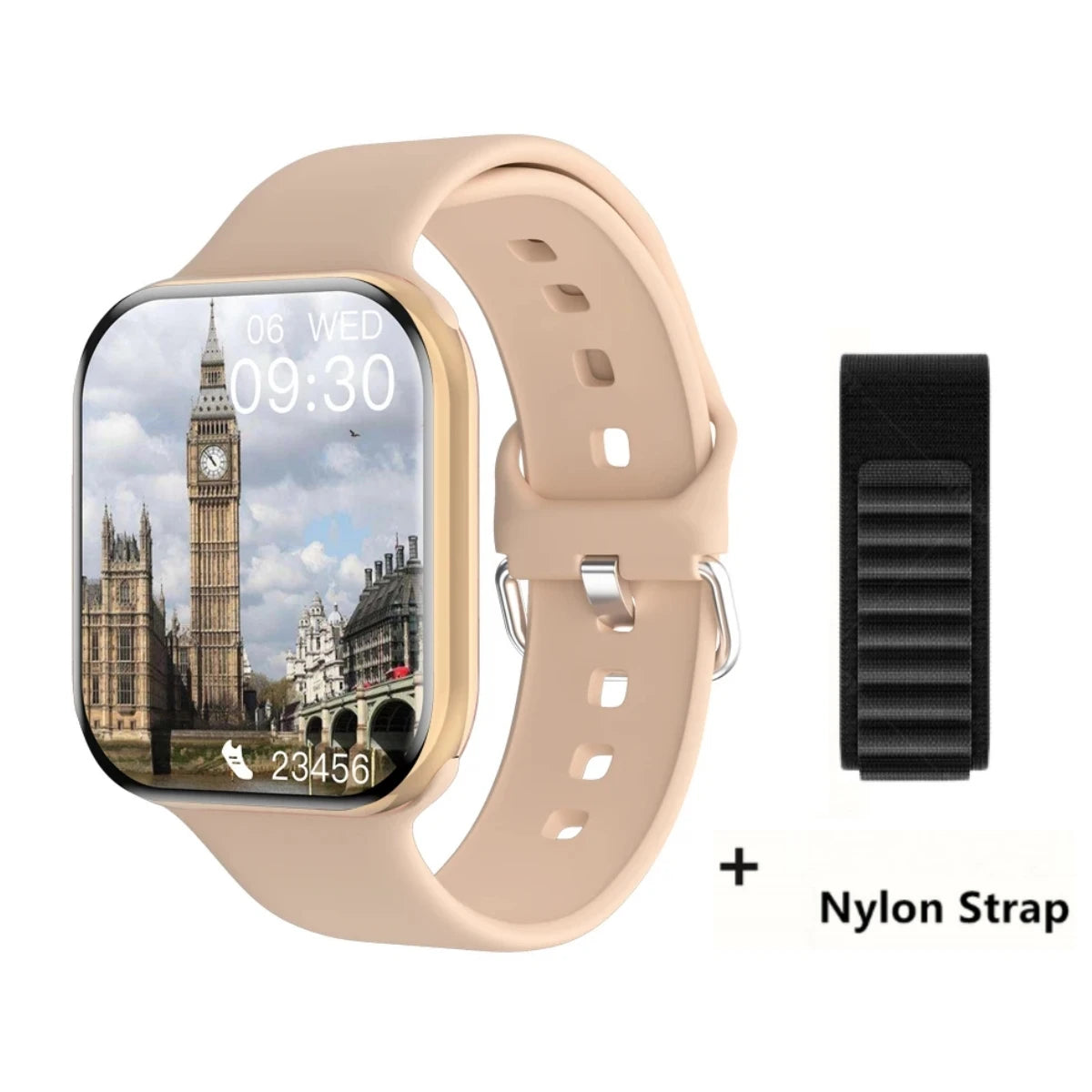 2025 GPS Smart Watch Series 10 for Women & Men – Bluetooth Call, Heart Rate, Blood Pressure, Fitness Smartwatch Compatible with Apple Watch