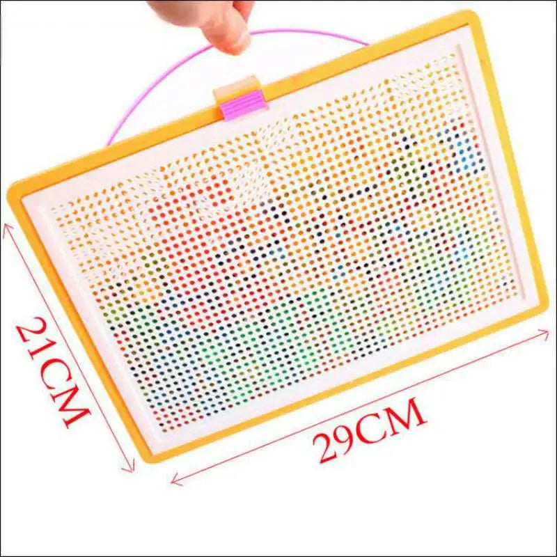 296pcs 3D STEM Building Puzzle Toy – Educational Mushroom Nail Design Learning Board Game for Kids