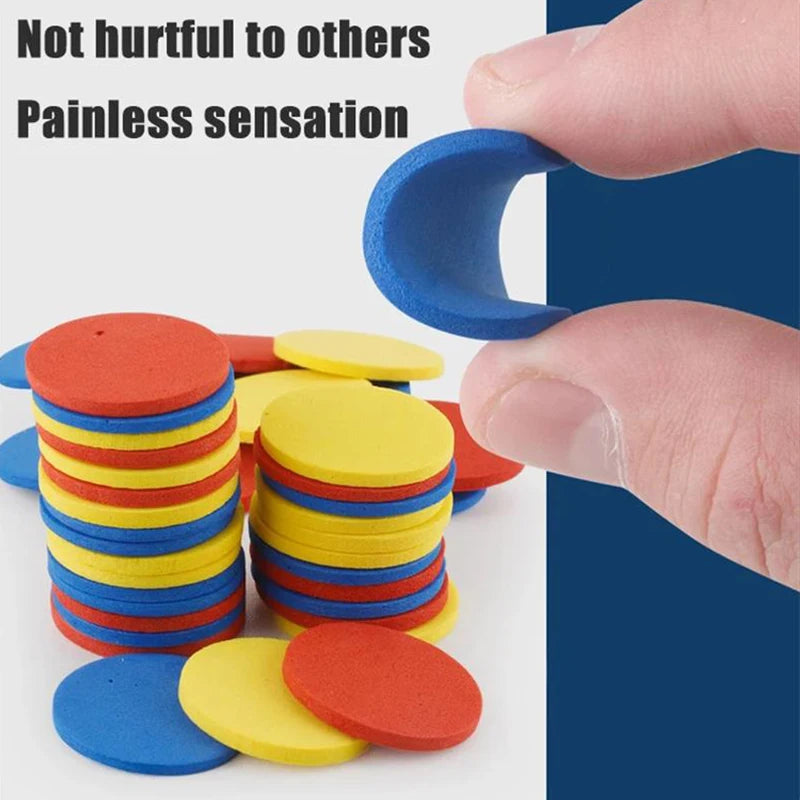 Kids Flying Saucer Gun Toy – Foam Disc Shooter with 25pcs Mini Soft Bullets