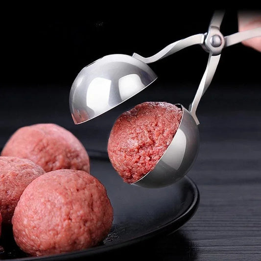 Stainless Steel Meatball & Rice Ball Maker – Non-Stick Shaper