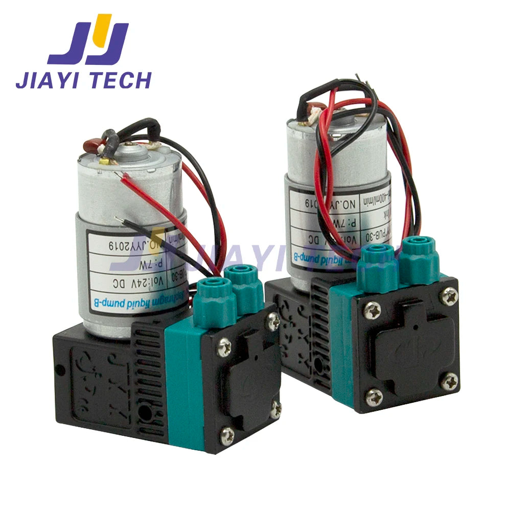 2Pcs 7W 24V DC for JYY PUB-30 UV Big Ink Pump for Infinite/Xuli/Sky-Color DX5 Inkjet Printer(300-400ml/Min)