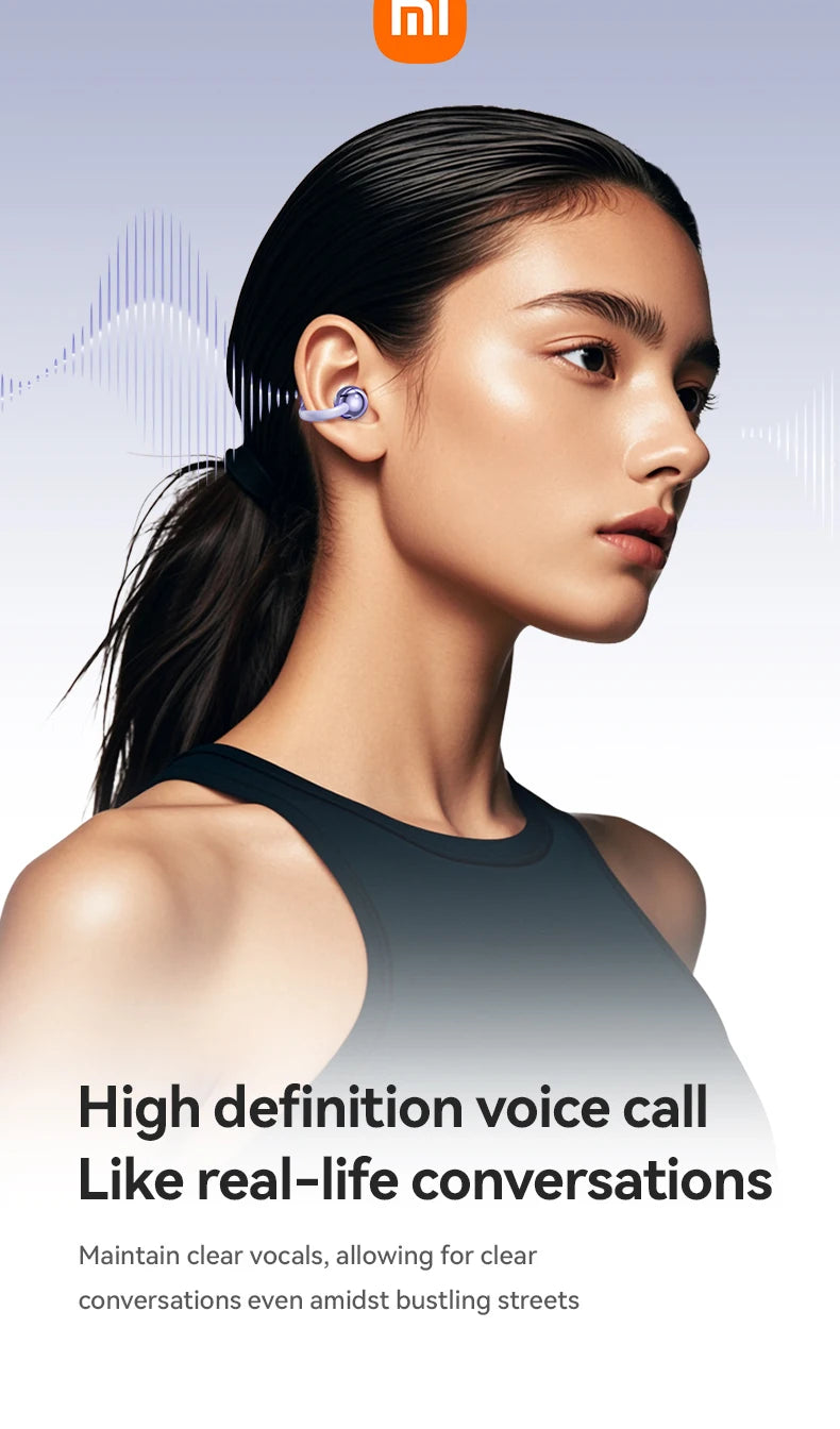 Xiaomi Mijia M91 Open-Ear Wireless Earphones Bluetooth 5.4 ENC Noise Reduction HD Call Touch Control Headset