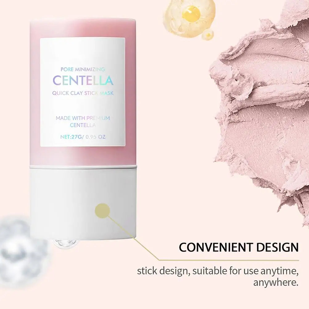 Centella Clay Stick Mask – 27g Hydrating, Pore Minimizing & Brightening Facial Skincare Stick