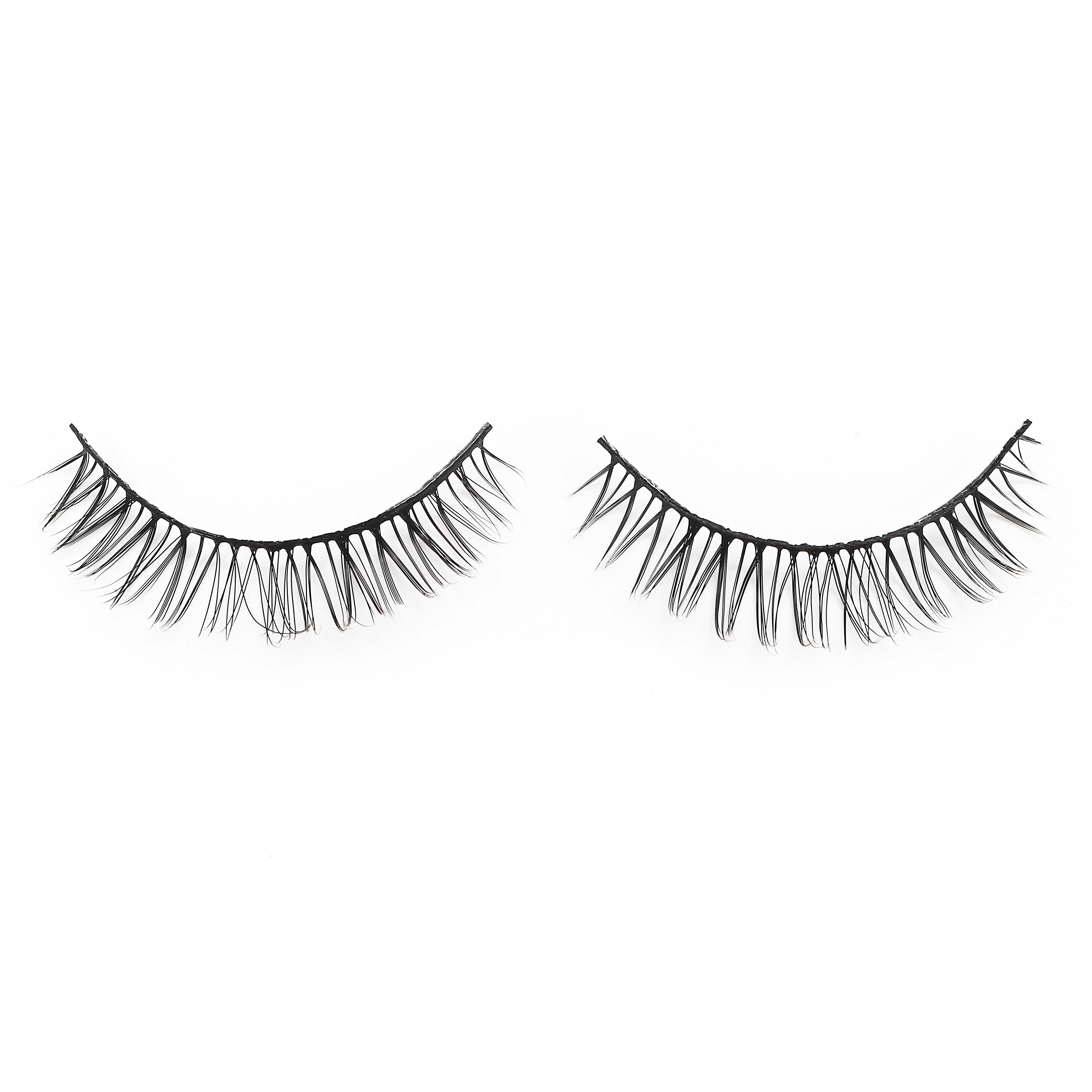 DINGSEN Anime Fake Eyelashes – 5 Pairs Natural Manga Lashes with Clear Band