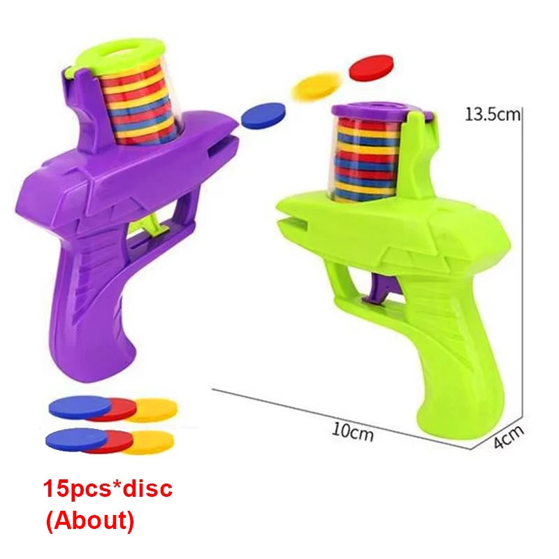 Kids Foam Disc Launcher – Outdoor Shooting Game Toy for Parent-Child Fun