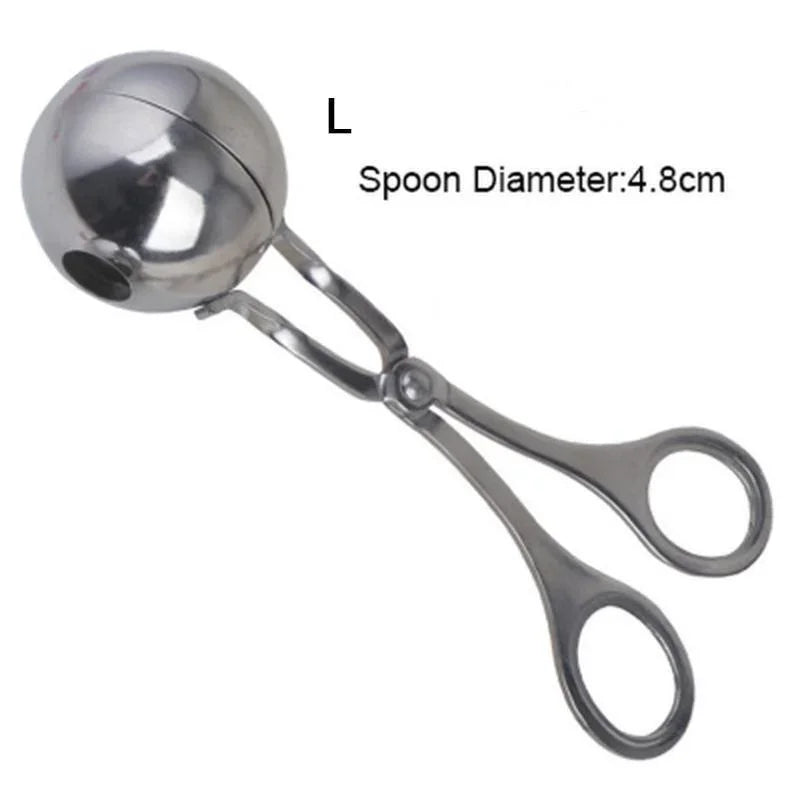 Stainless Steel Meatball & Rice Ball Maker – Non-Stick Shaper