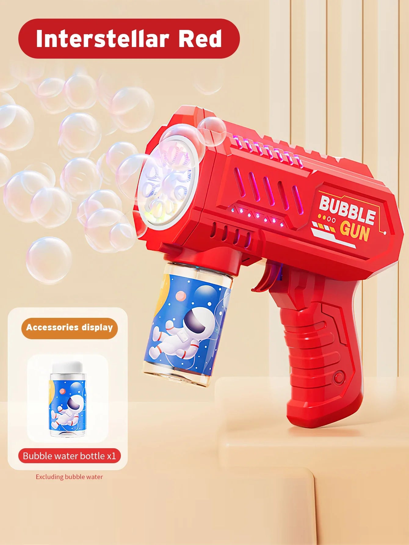 Rocket Bubble Gun – Fully Automatic Bubble Machine for Kids Outdoor Fun