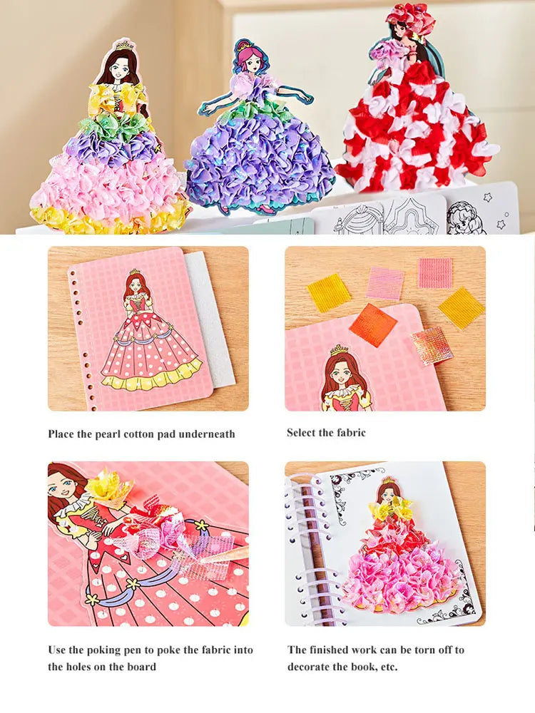 DIY Painting & Sticker Craft Kit – Magical Art Toys for Kids & Girls