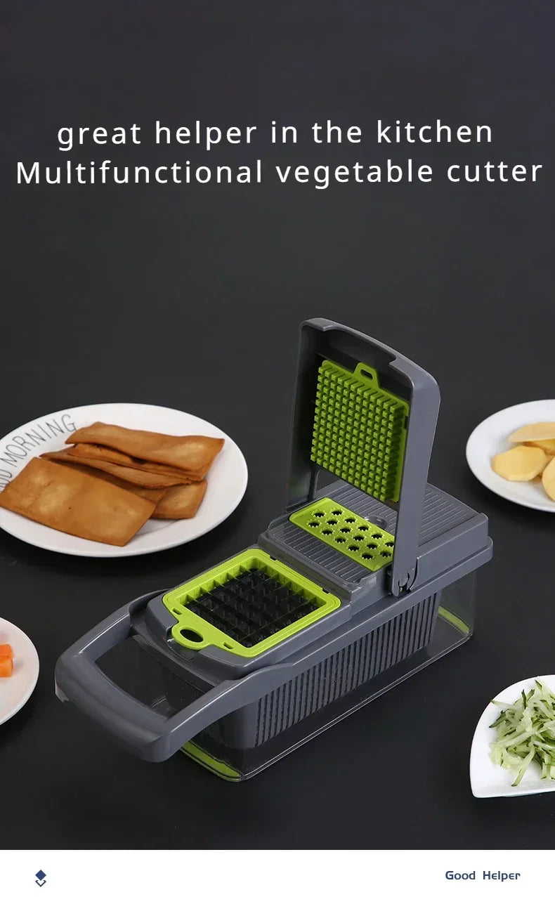 15-in-1 Multifunctional Vegetable Slicer Cutter Chopper