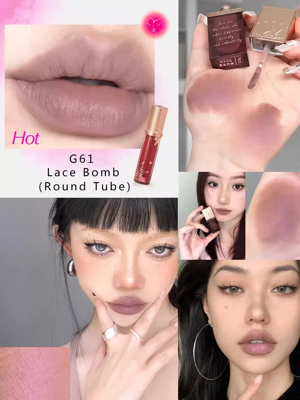 Girlcult Cyberpunk Lip Gloss – High Shine Liquid Lipstick, Moisturizing, Hydrating, Long-Lasting Mirror Finish