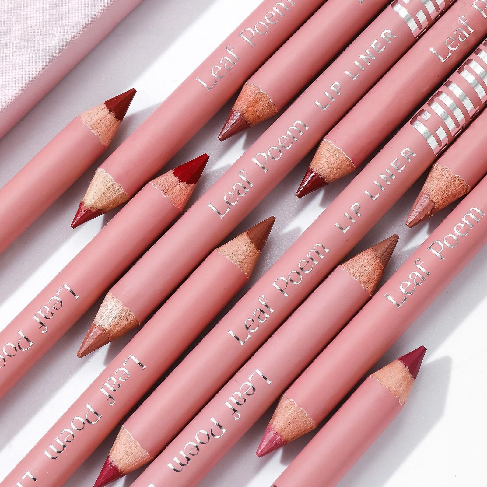 12-Color Matte Lipliner Pencil – Waterproof, Plumping & Long-Lasting Lip Contour Makeup