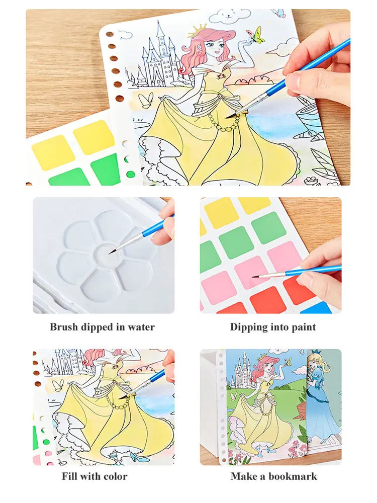 DIY Painting & Sticker Craft Kit – Magical Art Toys for Kids & Girls