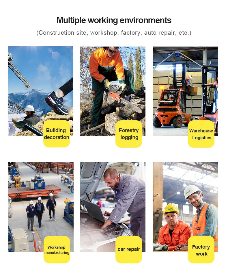 Pink Women’s Steel Toe Work Sneakers – Lightweight Safety Shoes Anti-Smash & Anti-Puncture