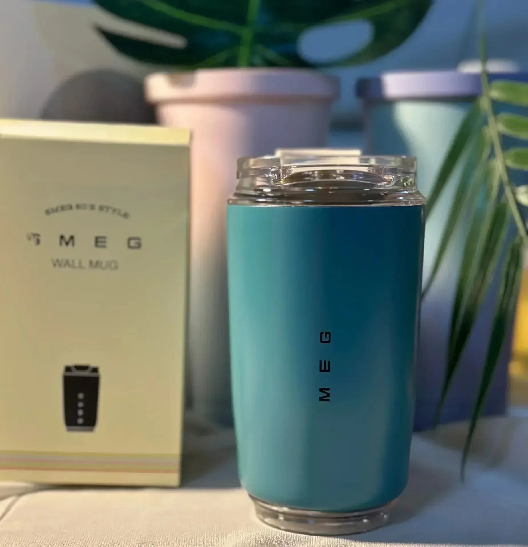320ML Tumbler Thermos Cup Milky White Coffee Mug Car Insulated Water Bottle Travel Stainless Steel Vacuum Flasks Drinking Kettle