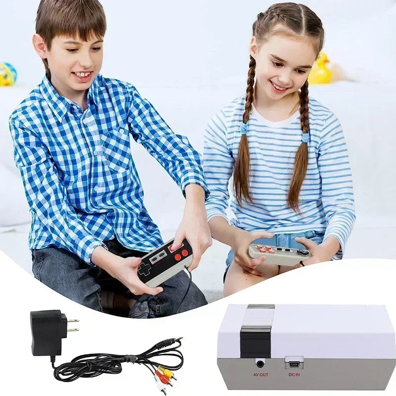 Retro 8-Bit Game Console with Dual 4-Button Controllers – HDMI Mini Classic Gaming System Built-in 620 Games