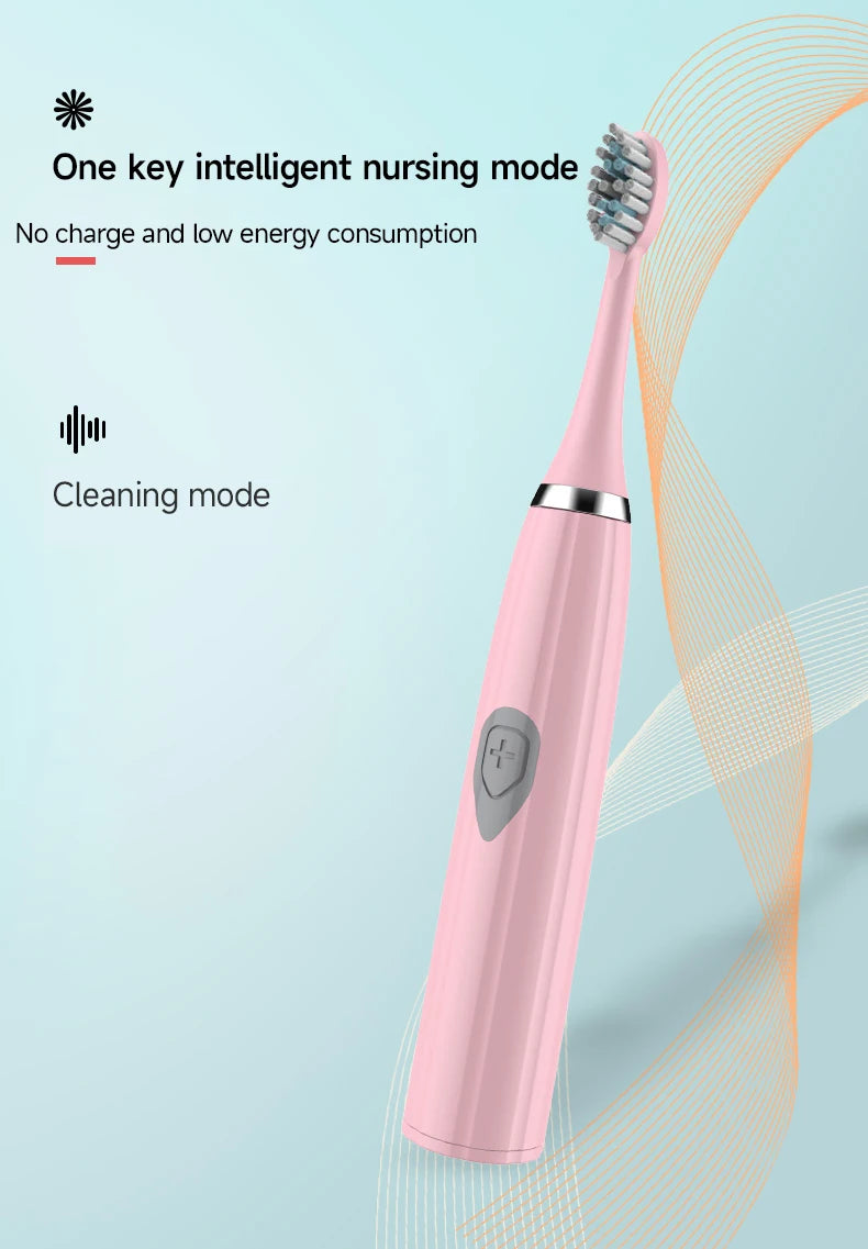 Electric Adult Toothbrush Soft Bristle IPX6 Waterproof