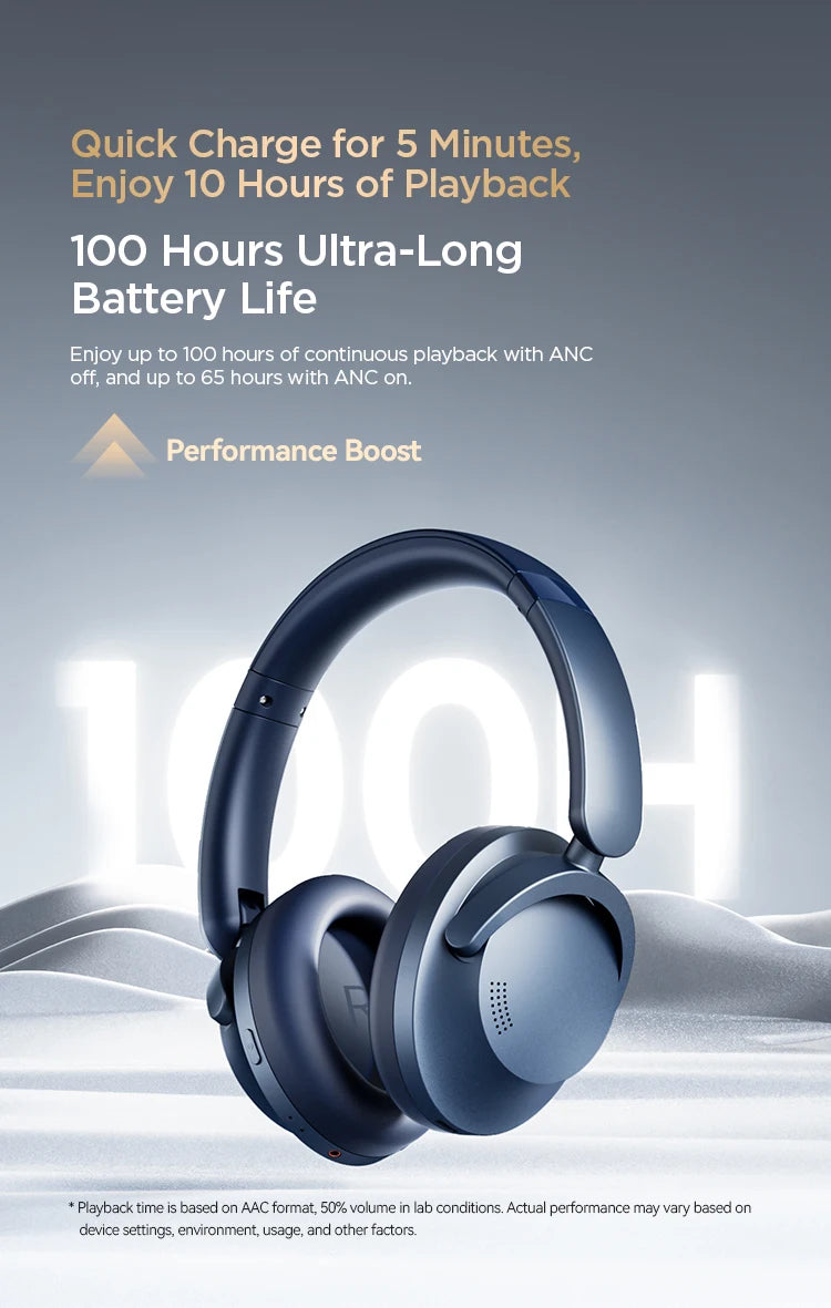 1MORE SonoFlow Pro Hi-Res ANC Bluetooth Headphones – Flash-Sale Wireless Over-Ear Headset