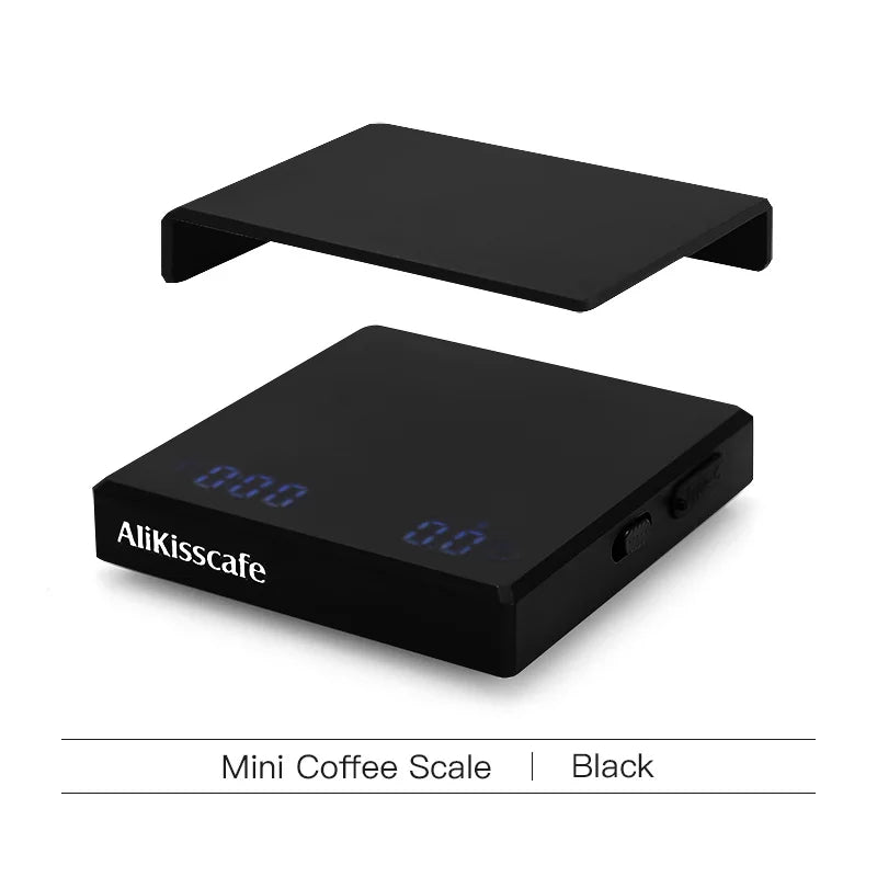 AliKisscafe Digital Coffee Scale – 0.1g High Precision Barista Tool