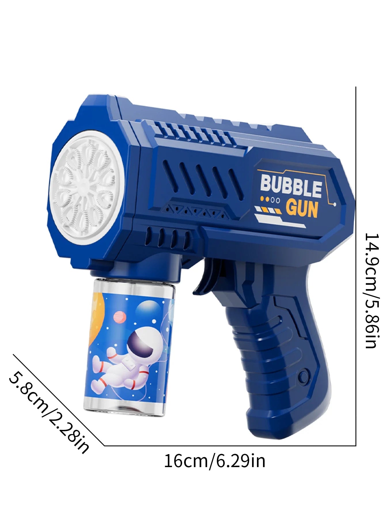 Rocket Bubble Gun – Fully Automatic Bubble Machine for Kids Outdoor Fun