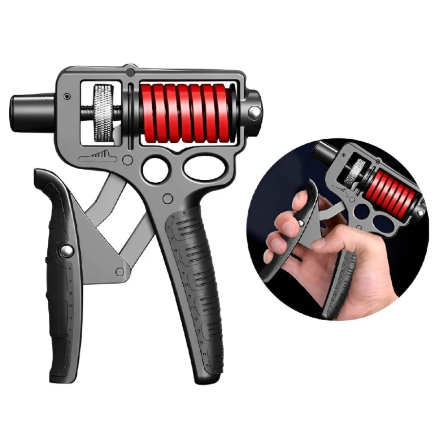 Adjustable Heavy Hand Grip Strengthener – 5–165Kg Forearm, Wrist & Finger Exercise Trainer
