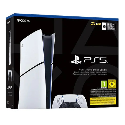 1tb digital playstation 5 slim console, 4k resolution