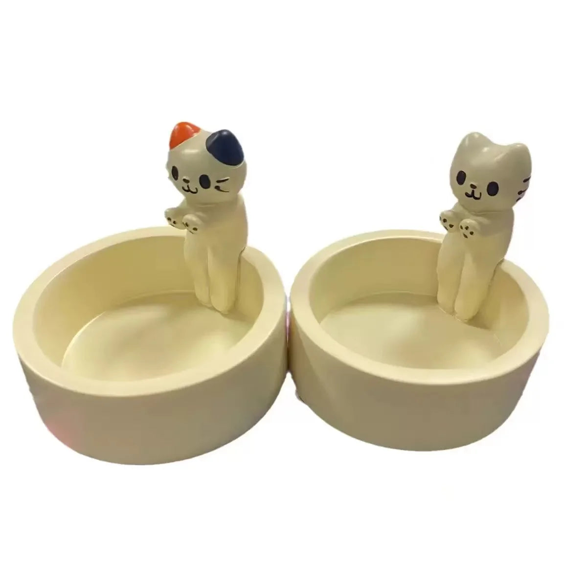 Cartoon Cat Tea Light Candle Holder – Cute Desktop Decorative Candlestick for Home & Office