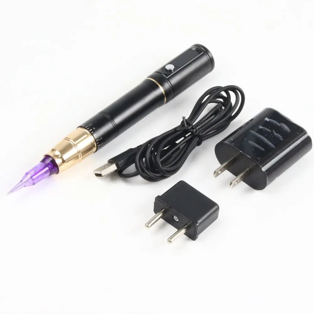 Wireless Permanent Makeup Machine Kit – Microblading Eyebrow & Lip Tattoo Gun for PMU & Scalp