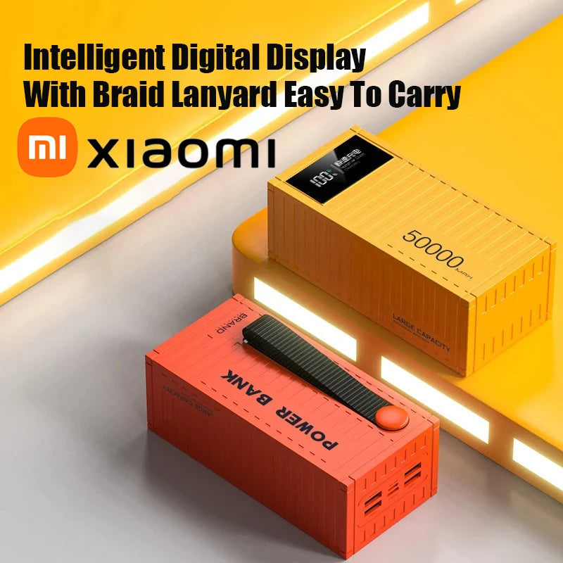 Xiaomi 50000mAh Portable Power Bank – 120W Fast Charging with 6 Interfaces for iPhone