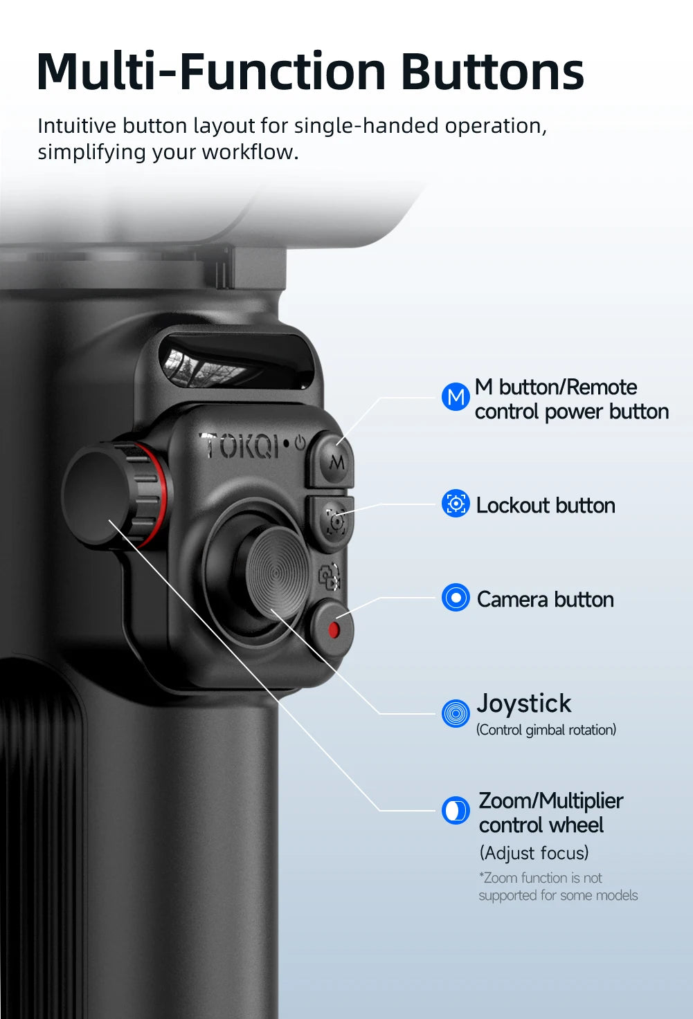 3-Axis Handheld Gimbal Stabilizer for Smartphone – Anti-Shake Video Tripod with Selfie Mode for iPhone & Xiaomi