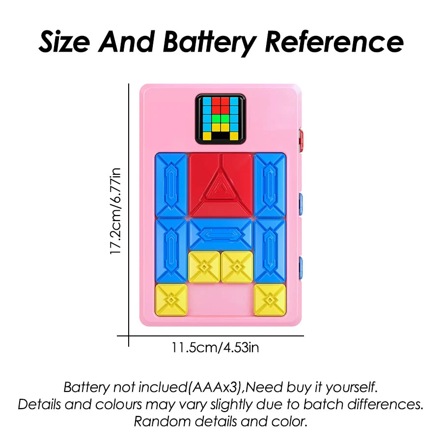 Huarong Road Magnetic Sliding Puzzle – Logical Thinking Brain Training Game for Kids