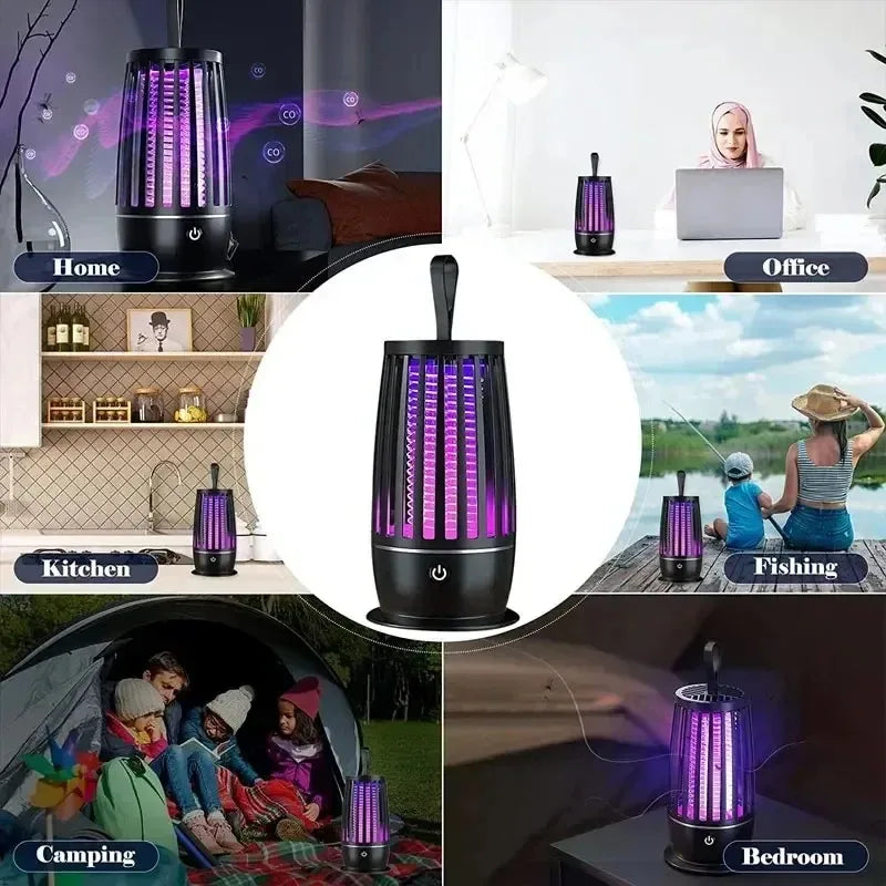 Portable Electronic Mosquito Killer Lamp – Electric Insect Zapper & Repellent Machine for Home & Outdoor Use