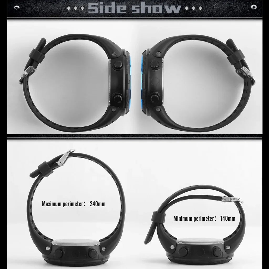 YIKAZE Y01 Military Digital Sports Watch – Waterproof Multifunction Men’s Electronic Wristwatch