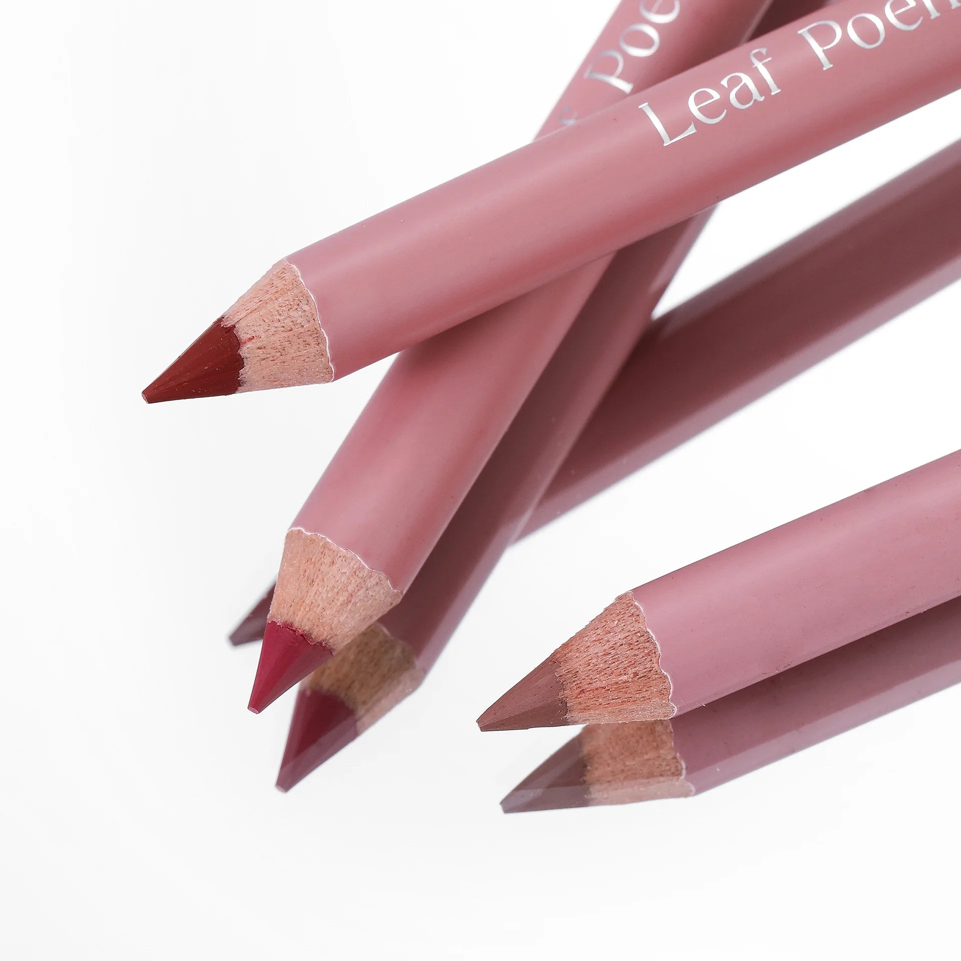 12-Color Matte Lipliner Pencil – Waterproof, Plumping & Long-Lasting Lip Contour Makeup